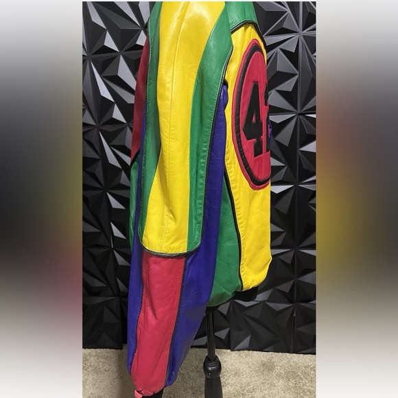 ❌❌SOLD❌❌Vintage Michael Hoban North Beach Color Block Hobo - Picture 2 of 7